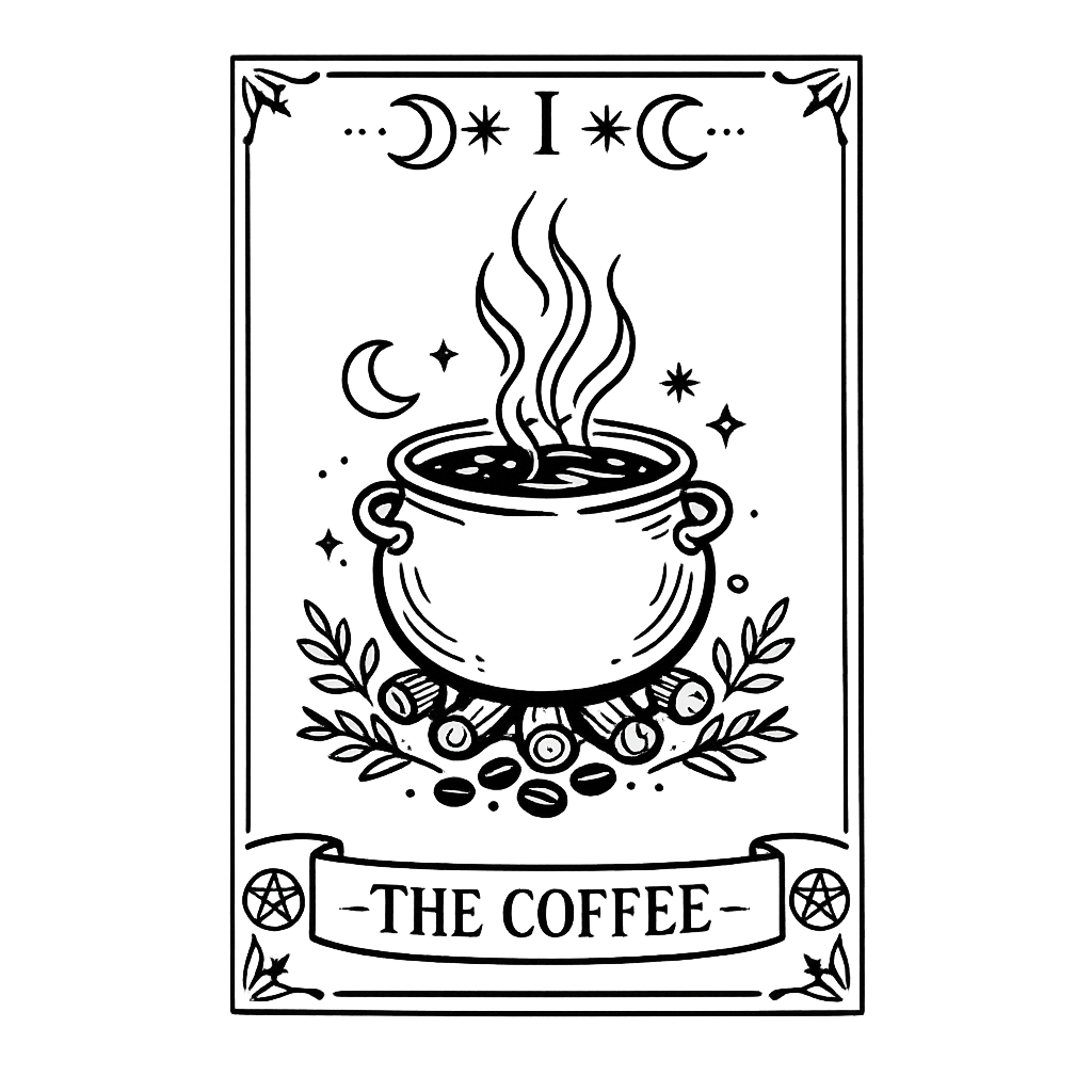 The Coffee Tarot Card