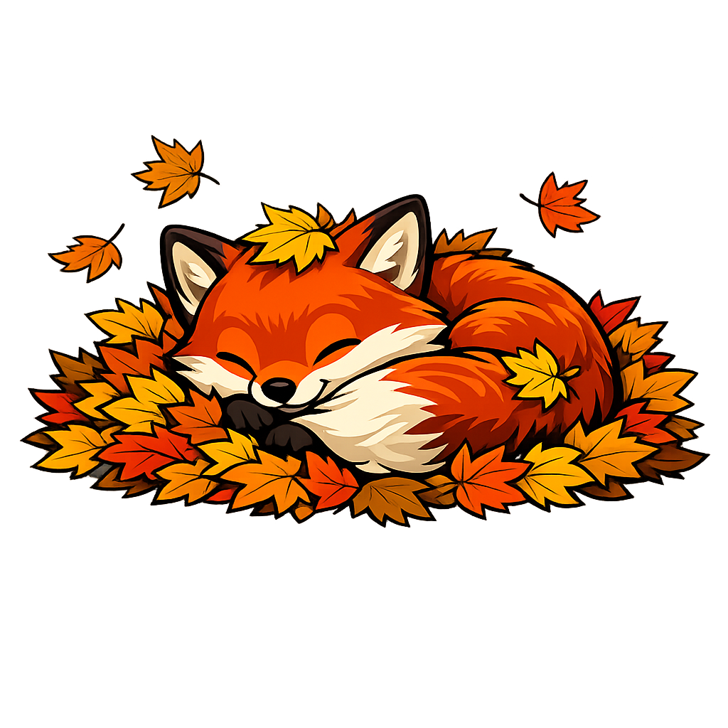 Cozy Autumn Fox