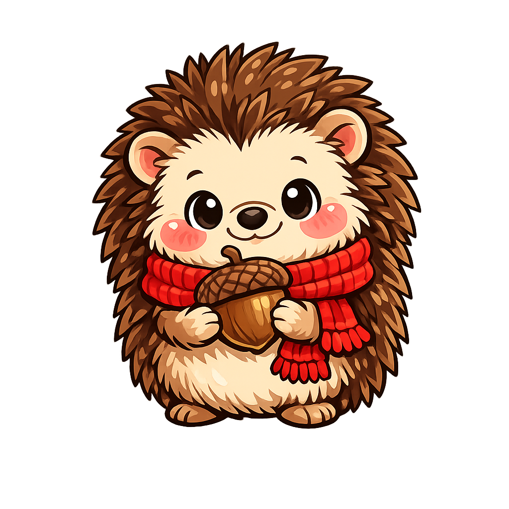 Scarfed Hedgehog