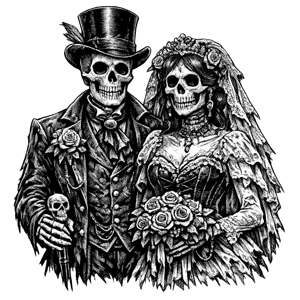 Skeleton Bride & Groom