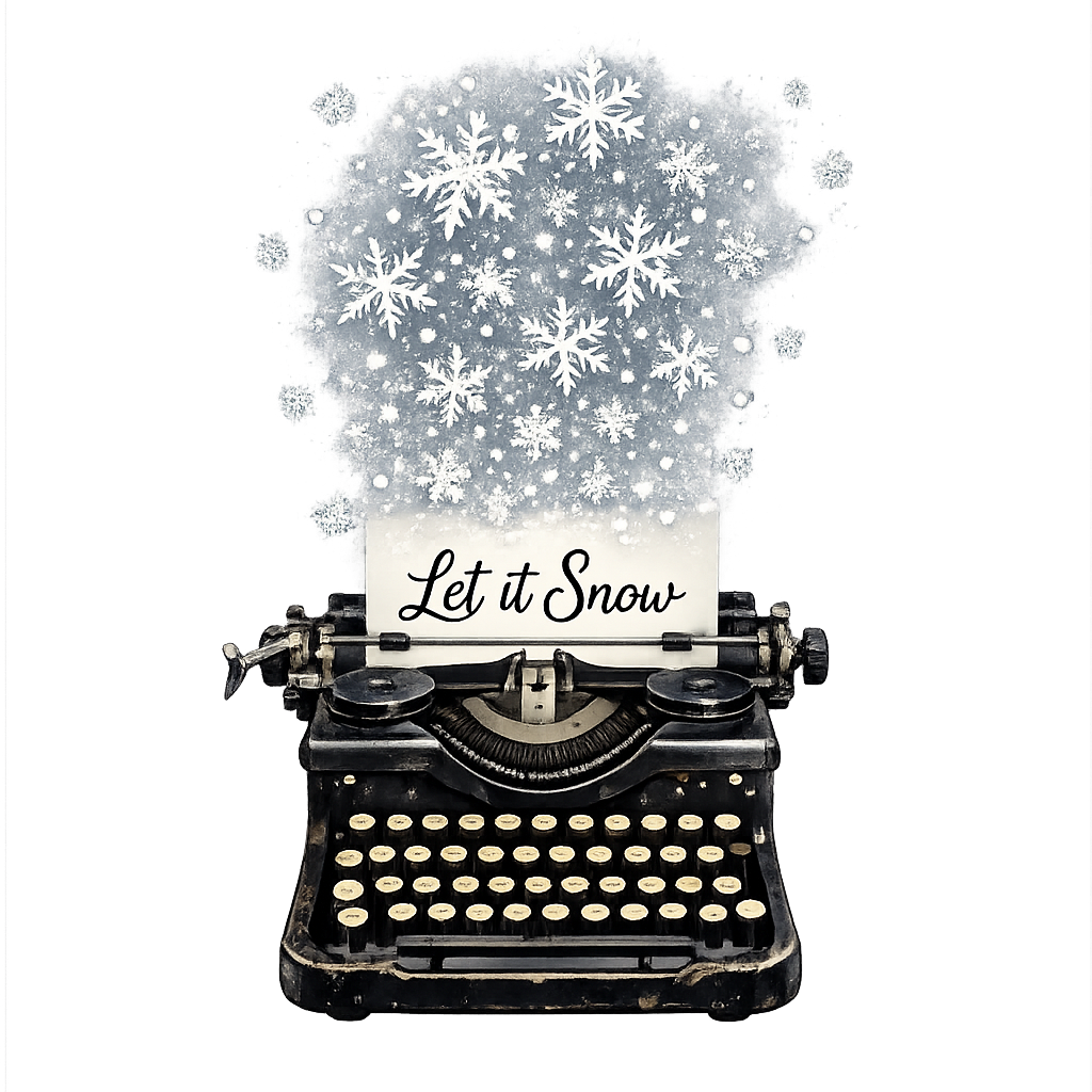Let It Snow Typewriter