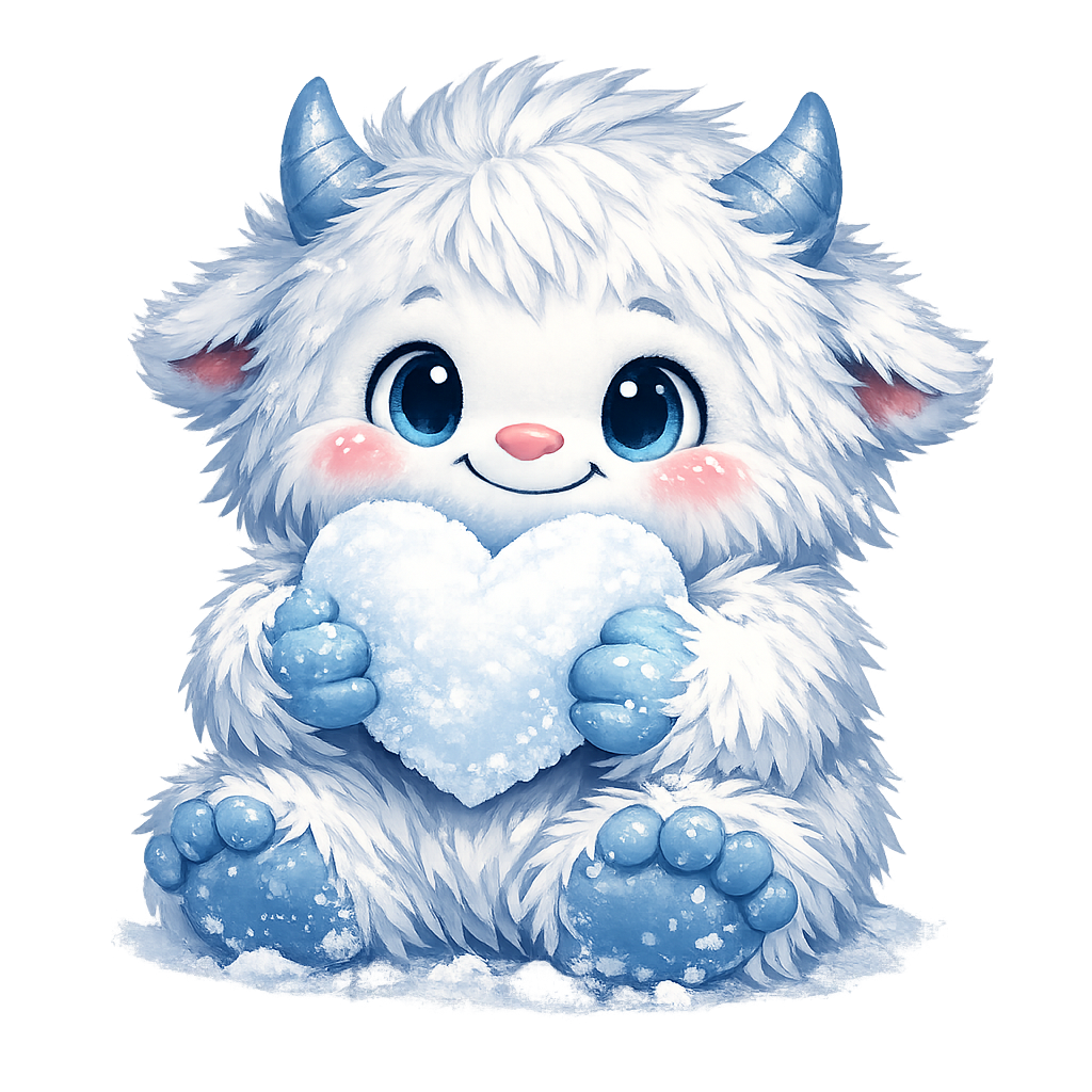 Heart Snowball Yeti