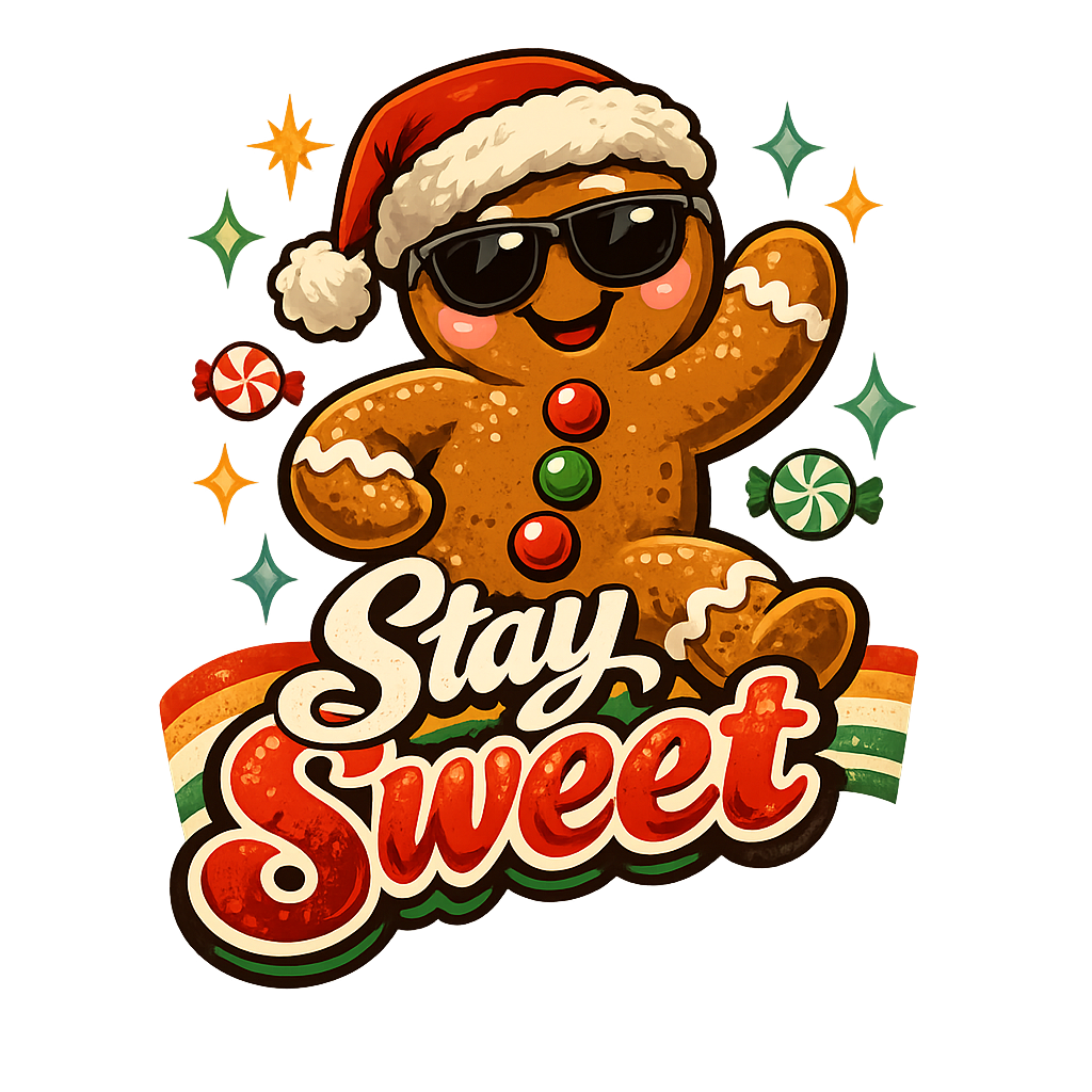 Stay Sweet Gingerbread Man