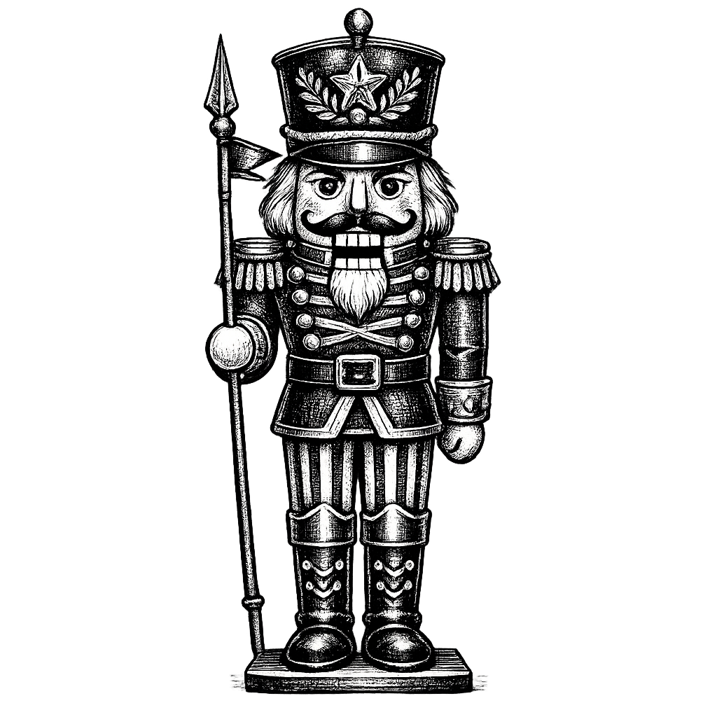 Vintage Nutcracker Soldier