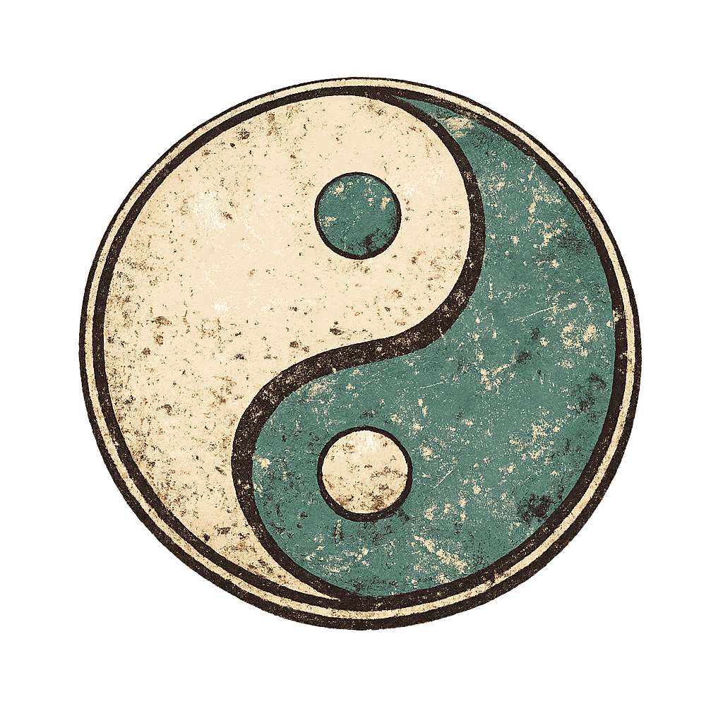 Jin Jang Symbol Vintage