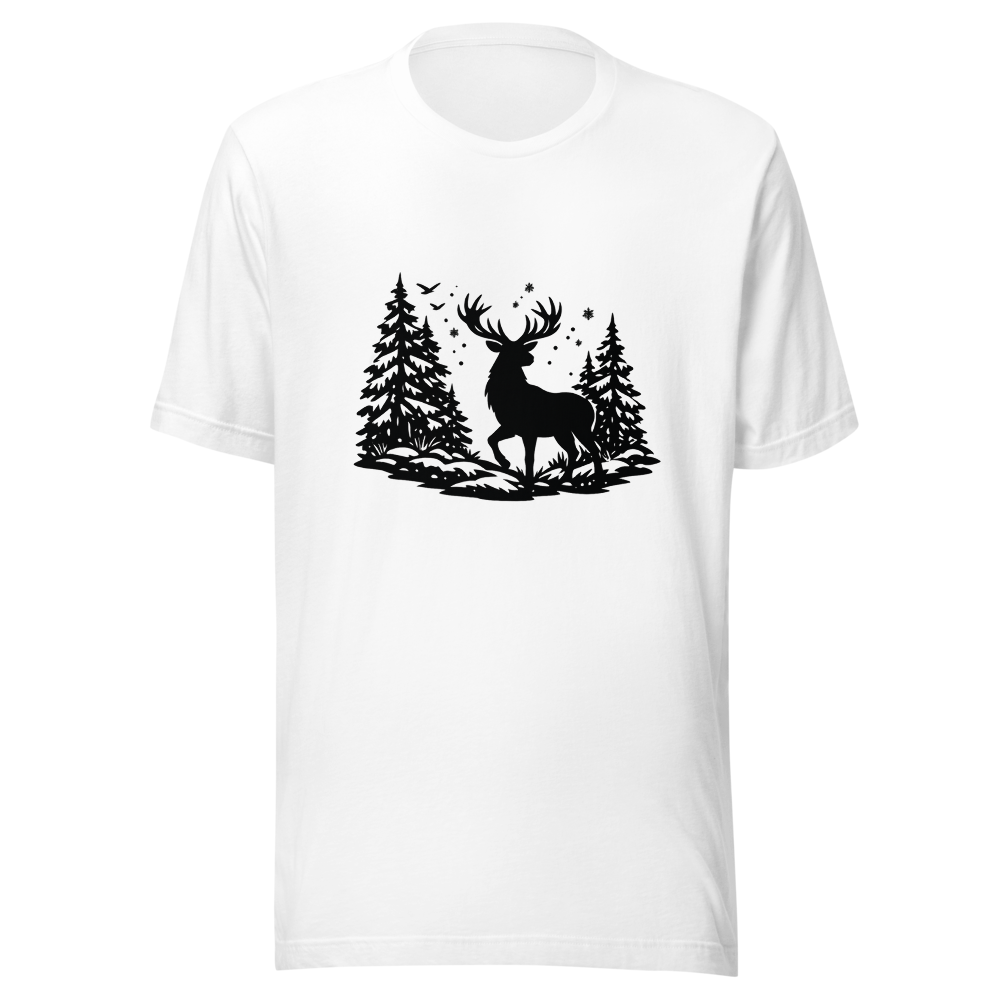 Majestic Winter Stag