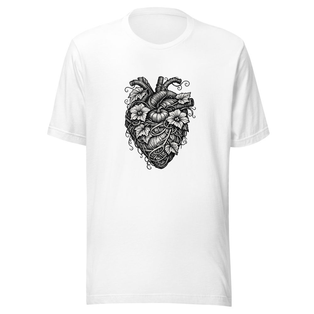 Pumpkin Botanical Heart