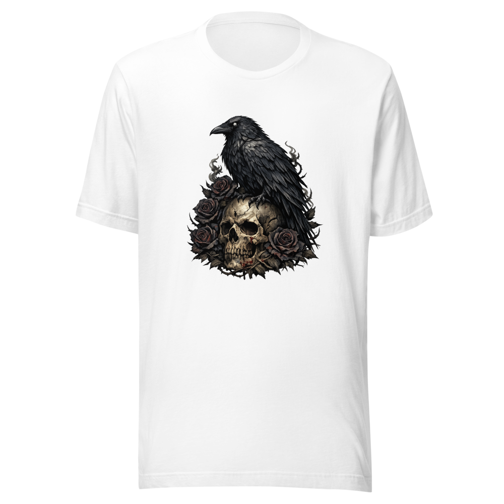 Gothic Raven & Skull