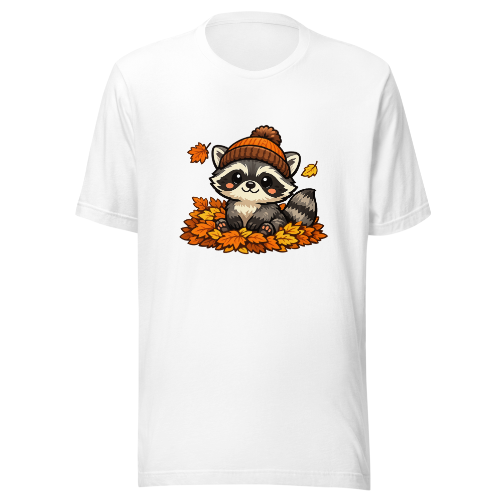 Autumn Leaves Raccoon